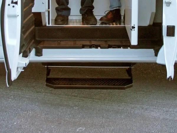 PT-A-201 – HAVIS Van Access Step, Side Step Mount Framework With Non-Slip Tread Surface 30 Inch Width x 10 Inch Depth...